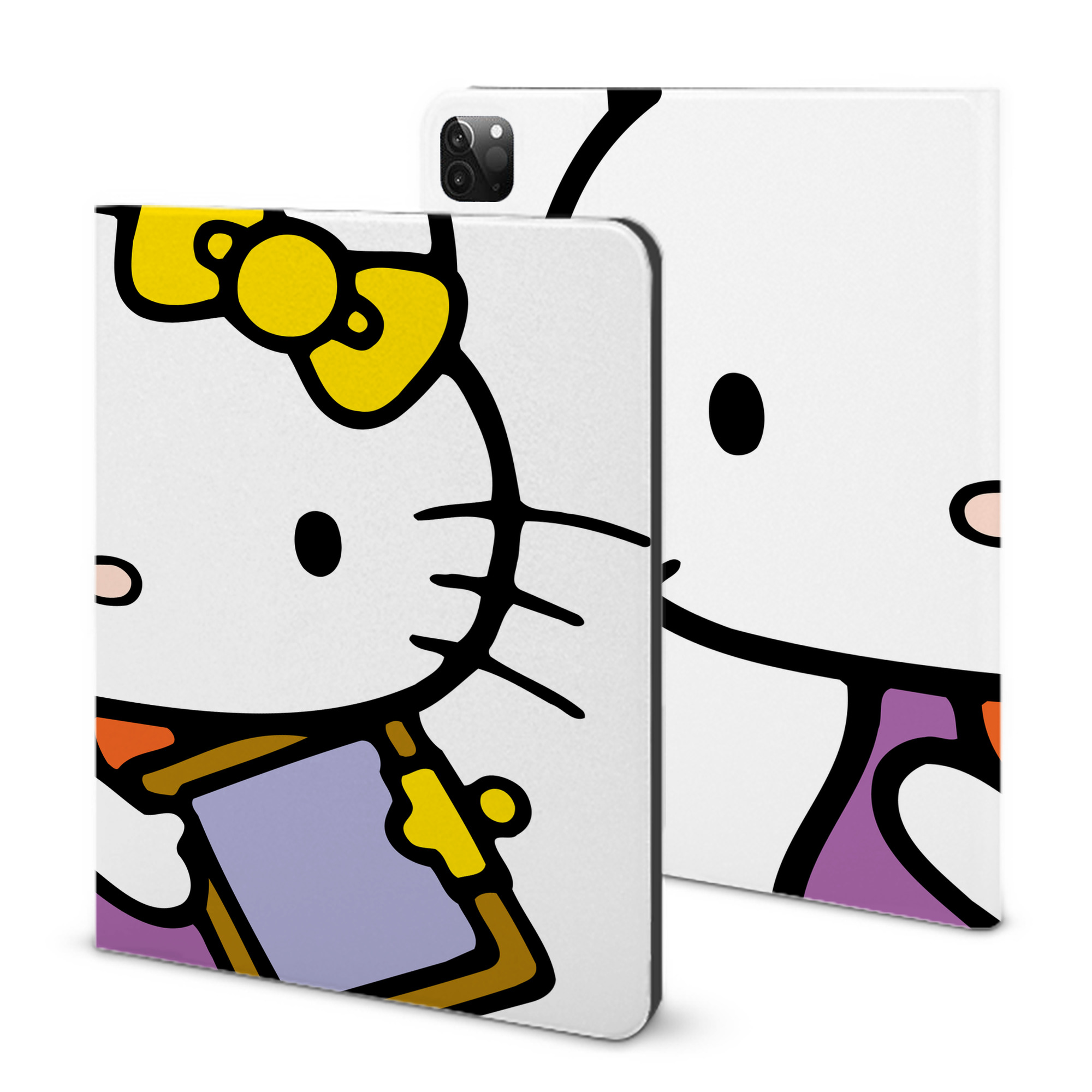 （画像用） Hello Kitty ハローキティ IPadケース ペンホルダー付き ブックスタイルデザイン